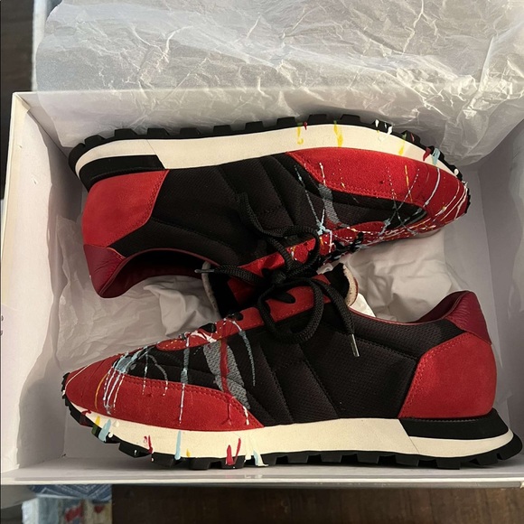 Men’s size 9 US red Mason Margiela sneakers - Picture 1 of 7